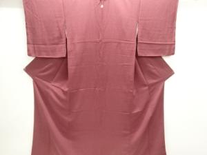 未使用品　縮緬地　一つ紋鮫小紋着物